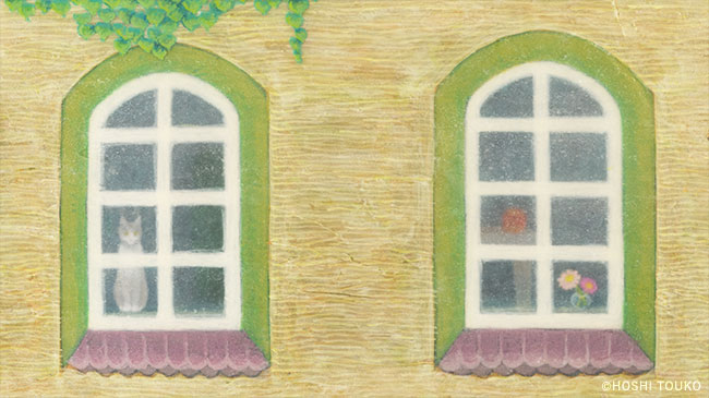 こころめいろの作品(入口近く)